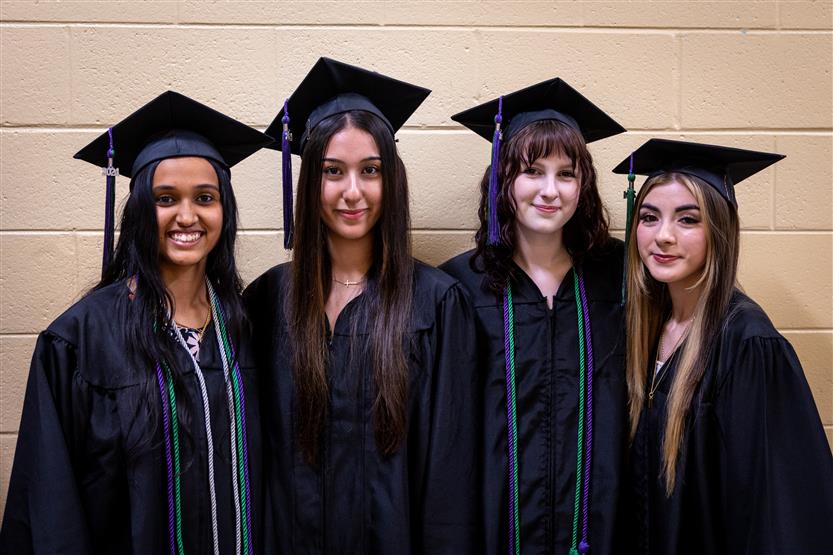 Students celebrate graduating
